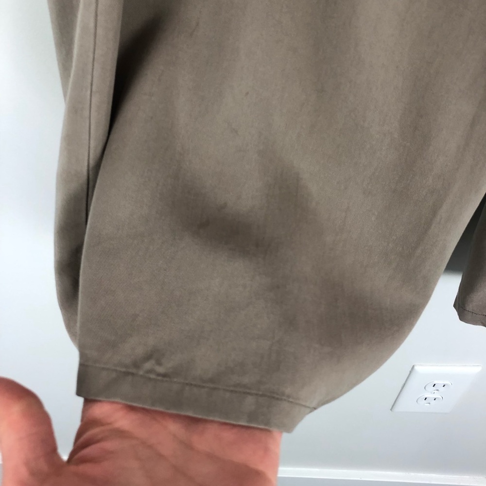 EILEEN FISHER | Crop Khaki Casual 100% Tencel Pant - Picture 8 of 8